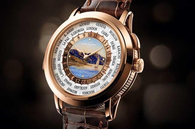Grand Complication Ref. 5531世界時區三問錶呈現日內瓦湖北岸風景 。（圖／品牌提供）