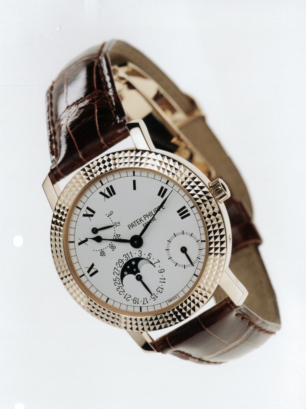 Ref. 5057R-001 高登鐘錶25週年紀念腕錶同步展出。（圖／品牌提供）