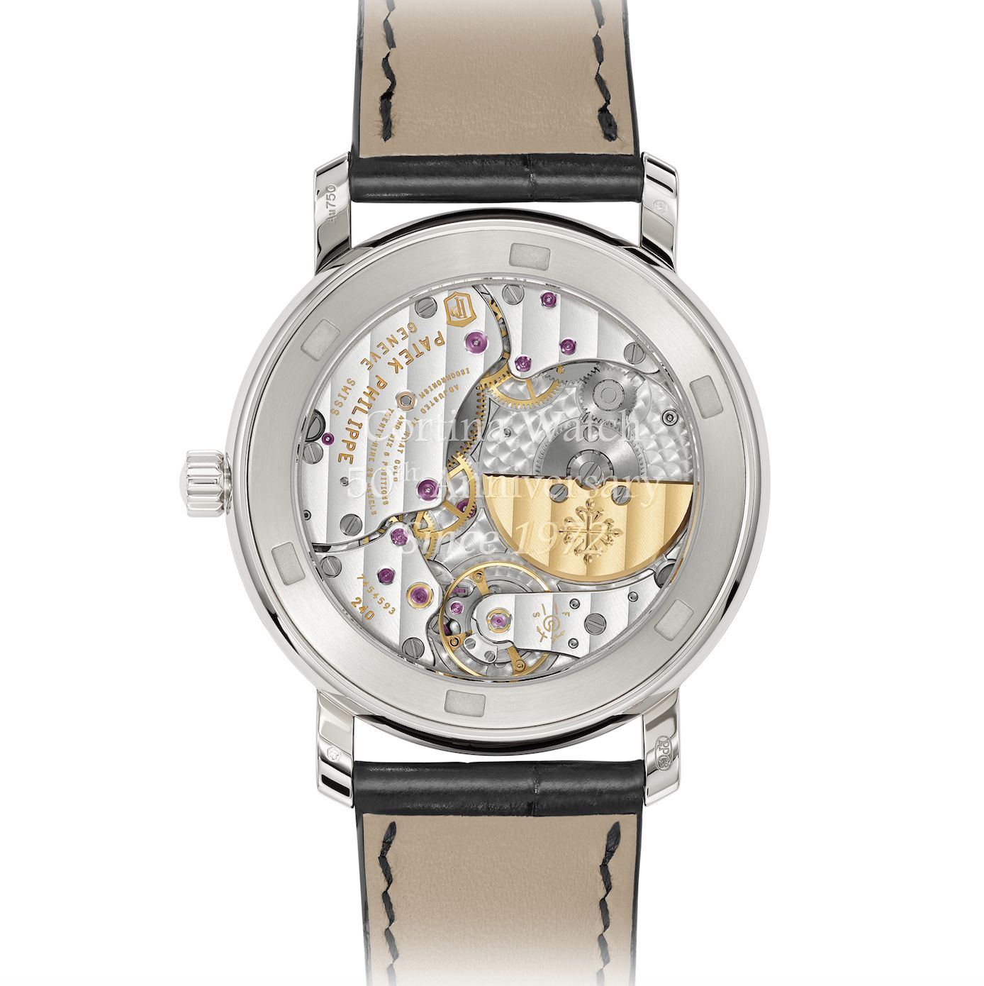 Ref. 5057G-010 高登鐘錶50週年紀念腕錶。（圖／品牌提供）
