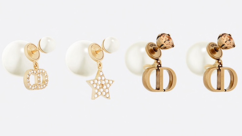 ▲（左）DIOR TRIBALES耳環，NTNT$18,500、（右）DIOR TRIBALES耳環，NT$20,500。（圖／DIOR，下同）